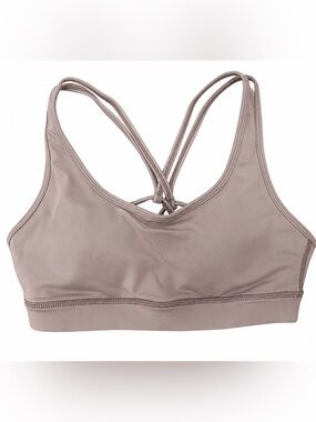 Women's Strappy Back Sports Bra - Mauve
